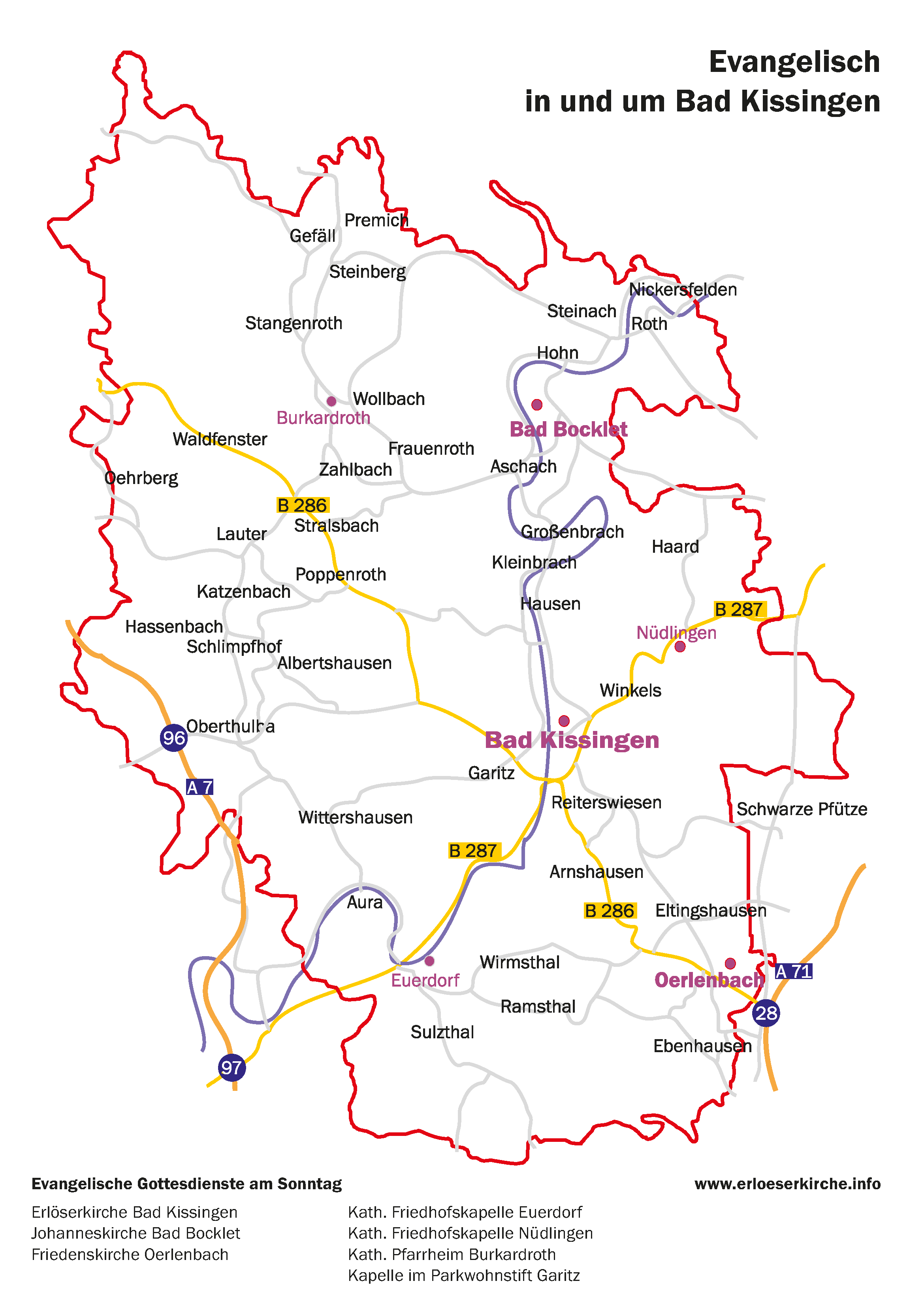 Evangelisch-in-Bad-Kissingen-Karte – Evangelisch-Lutherische